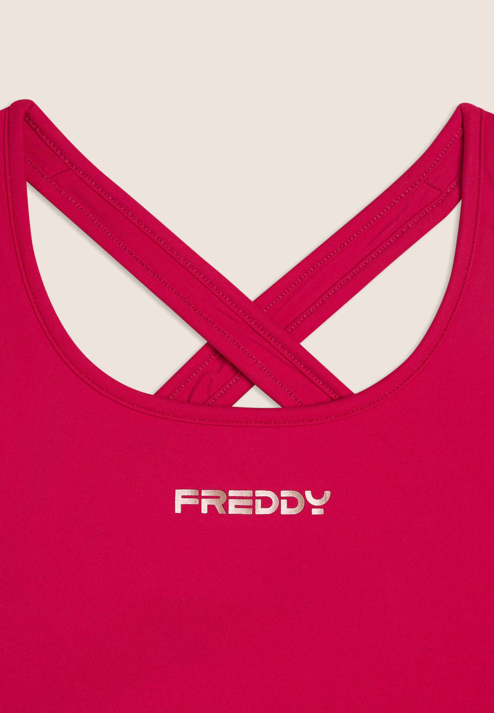 Brassière de maintien moyen en jersey technique avec bretelles croisées 3/3