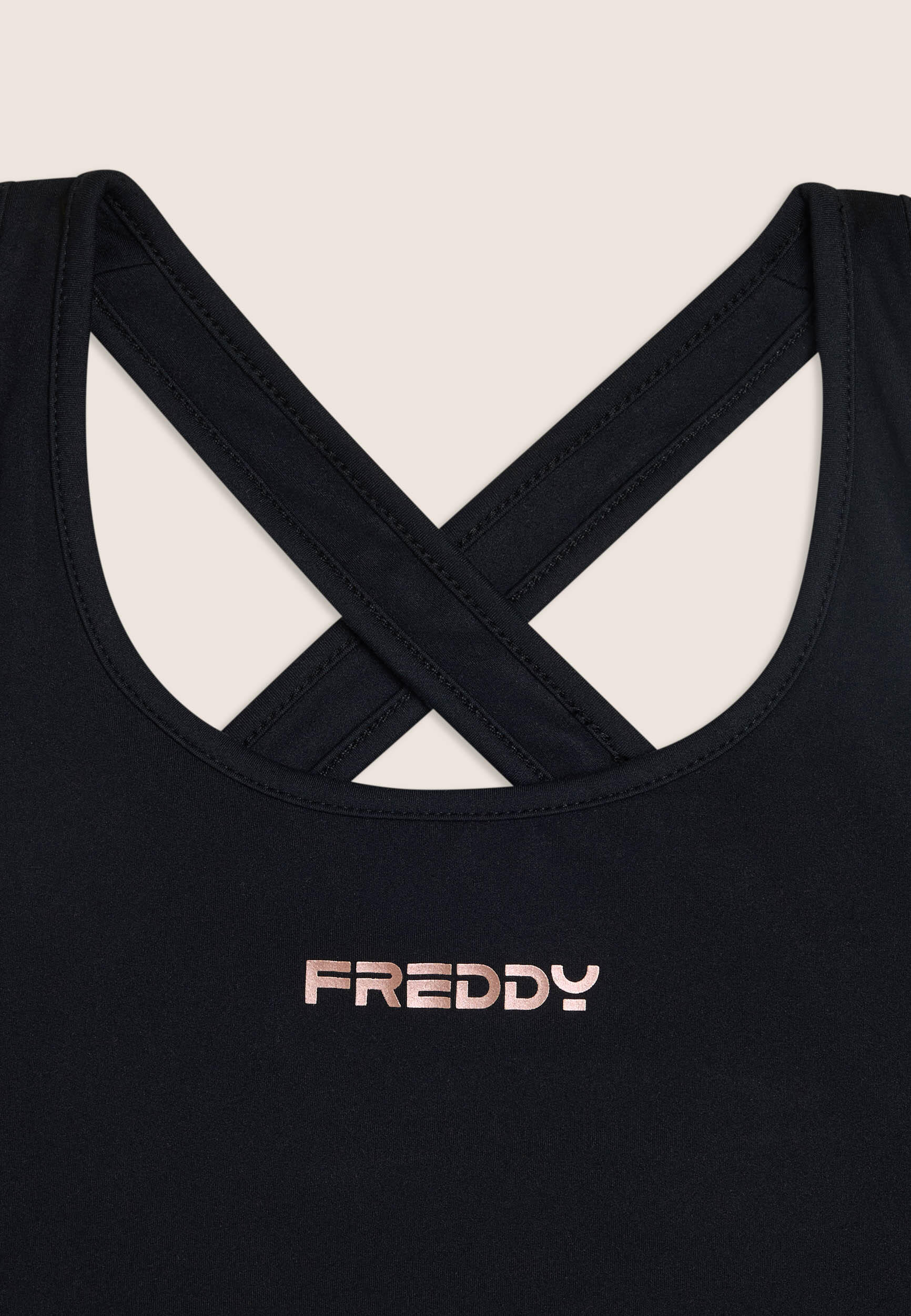 Brassière de maintien moyen en jersey technique avec bretelles croisées 3/3