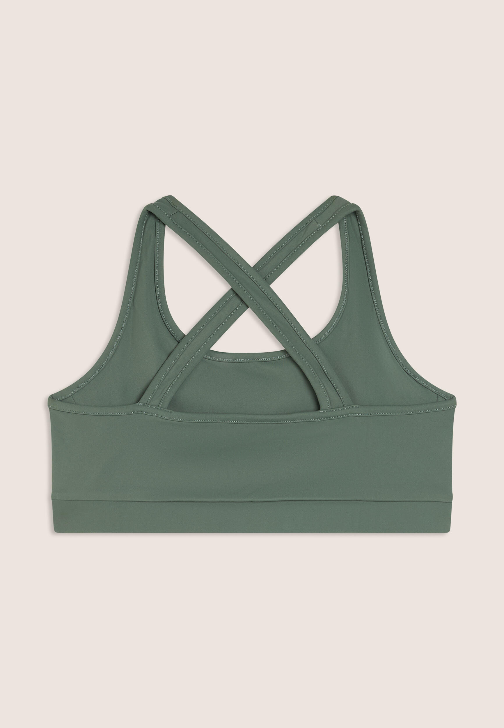 Brassière de maintien moyen en jersey technique avec bretelles croisées 2/3