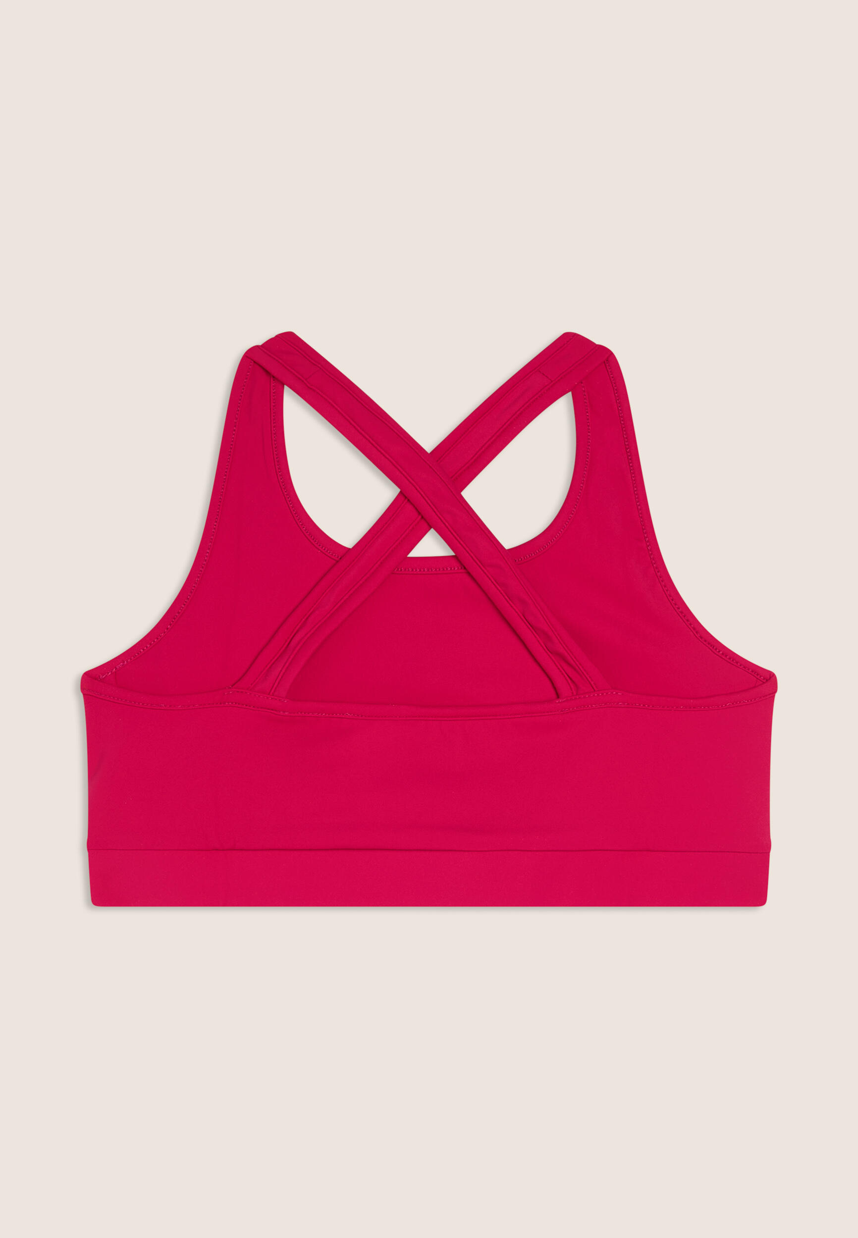 Brassière de maintien moyen en jersey technique avec bretelles croisées 2/3