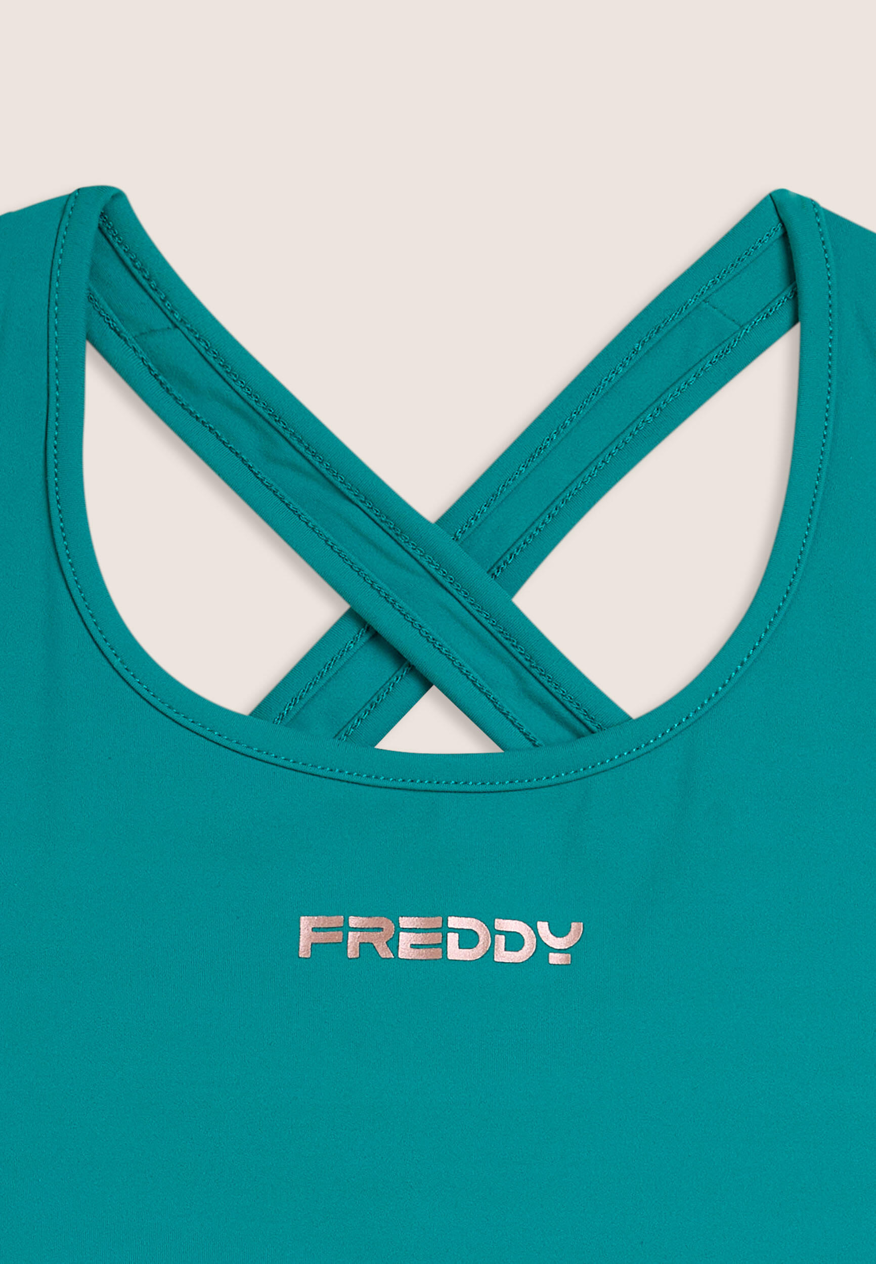 Brassière de maintien moyen en jersey technique avec bretelles croisées 3/3