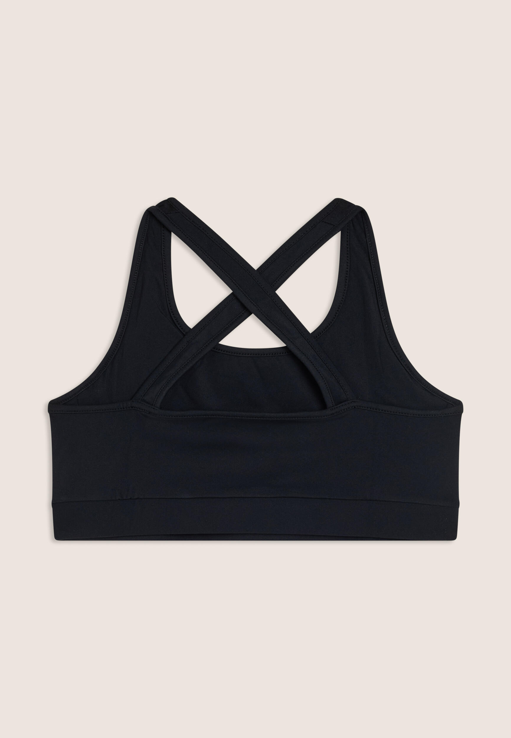 Brassière de maintien moyen en jersey technique avec bretelles croisées 2/3