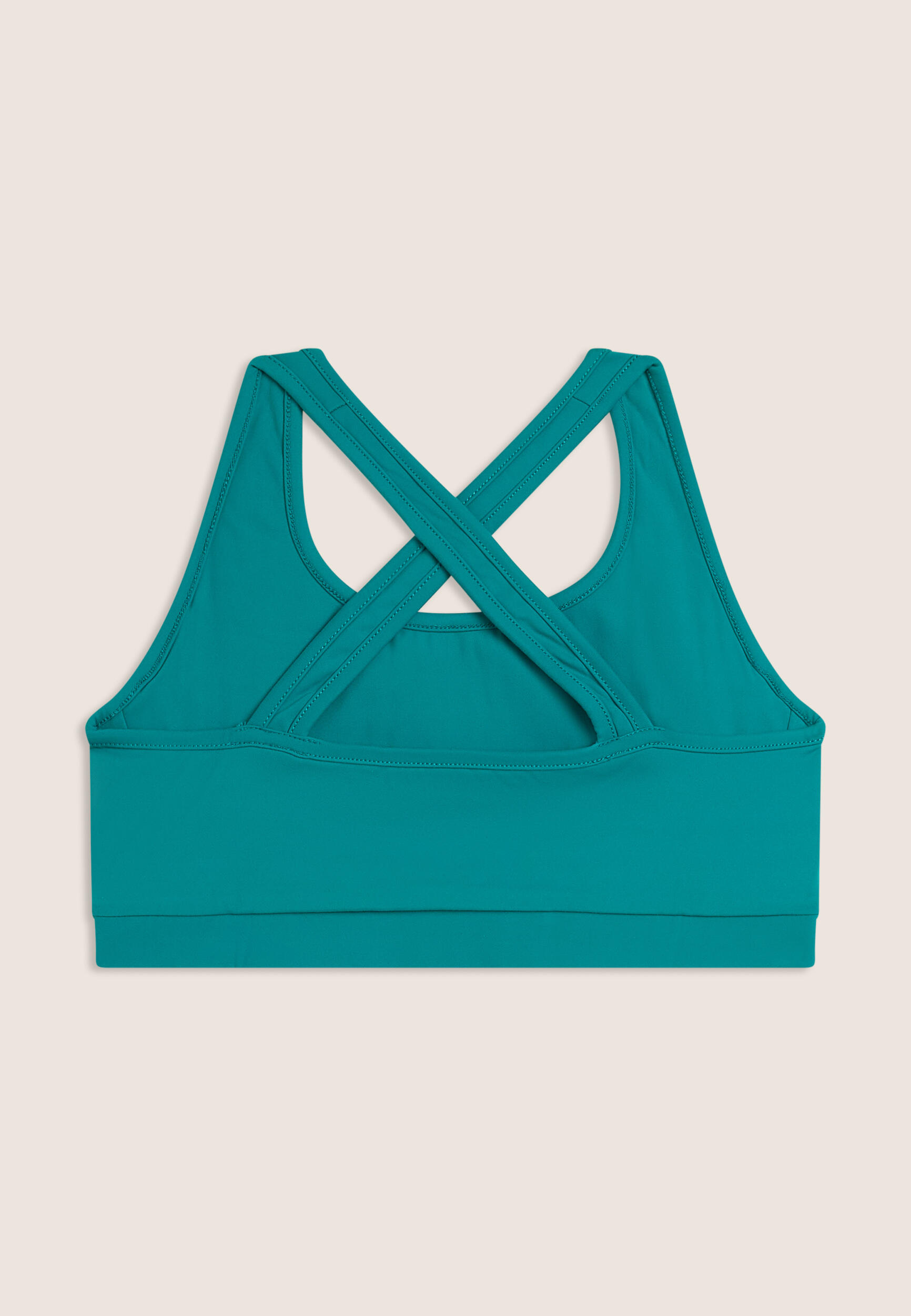 Brassière de maintien moyen en jersey technique avec bretelles croisées 2/3