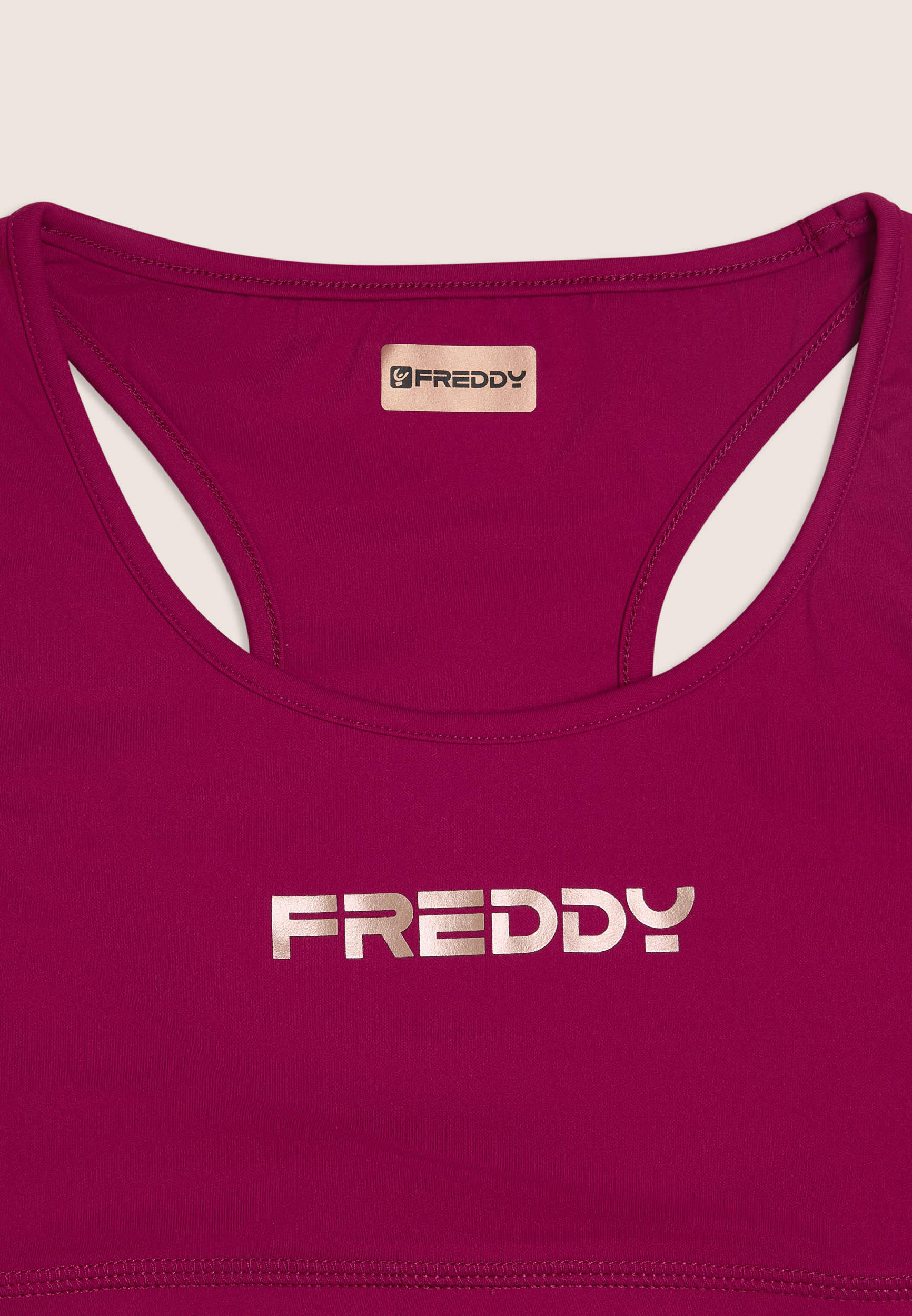 Brassière de sport à soutien moyen en tissu technique respirant 3/3
