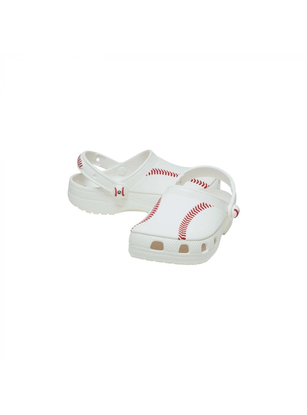 Sandálias menino crocs branco 5/5