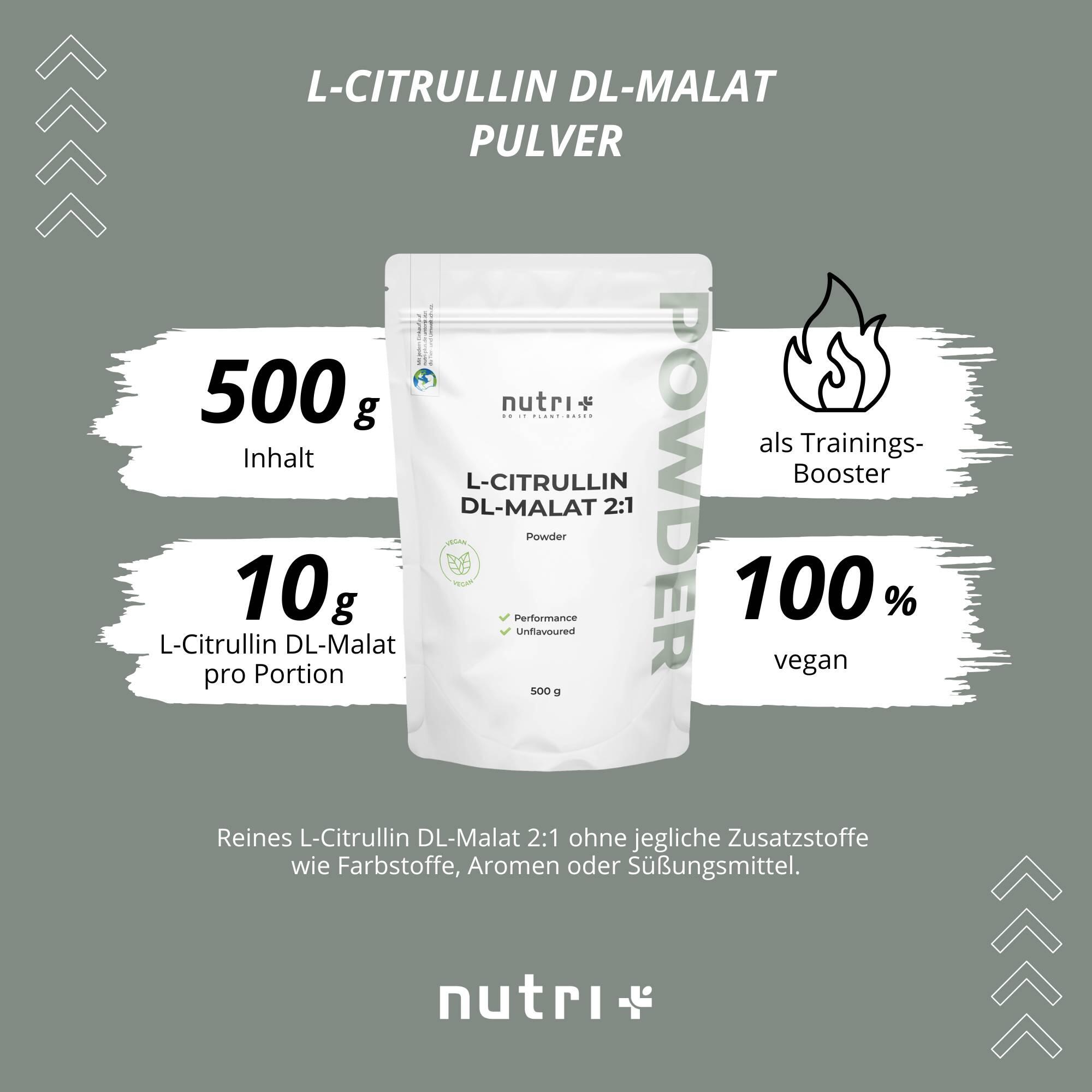 L-Citrullin Malat Pulver 500g 3/6