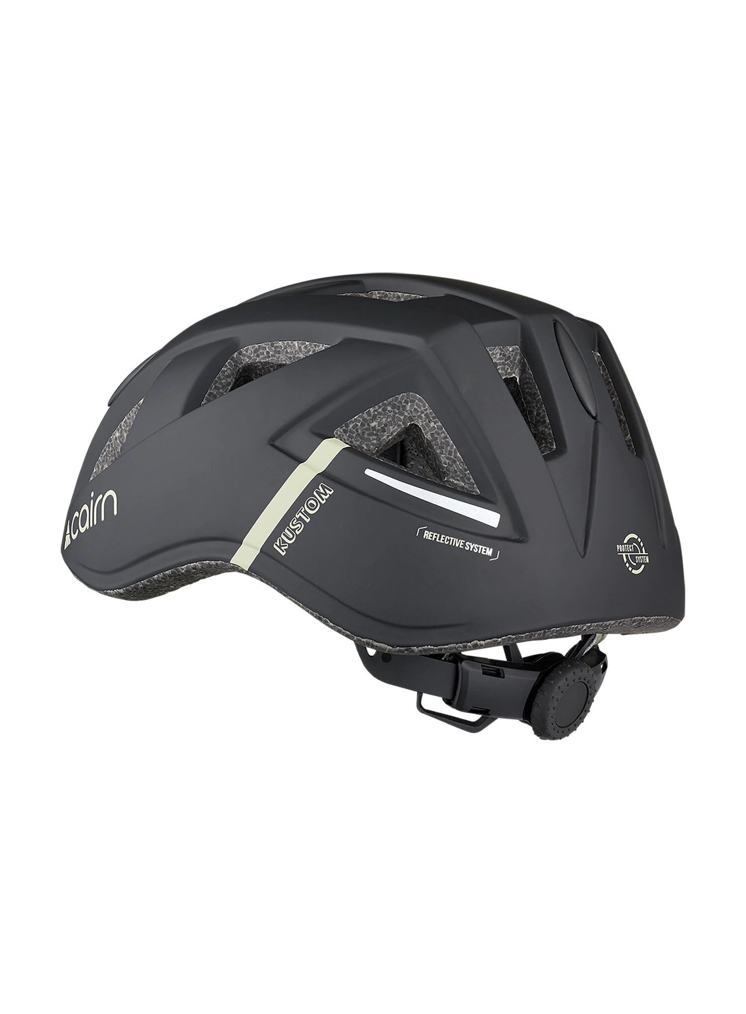 Kask rowerowy dla dzieci Cairn Kustom - mat black agate gray 2/3