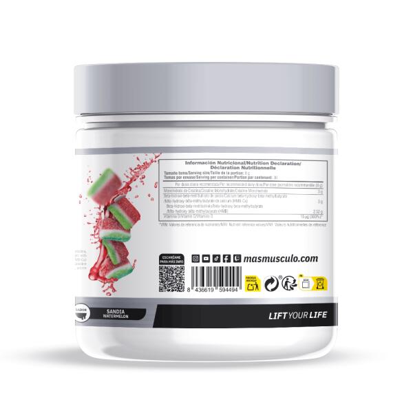 Creatine met HMB + vitamine D - 240 g MASMUSCULO watermeloengummies 2/5