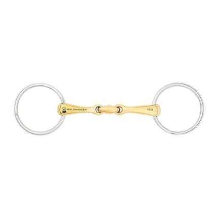 Mors double brisures pour cheval Waldhausen Cyprium 16 mm