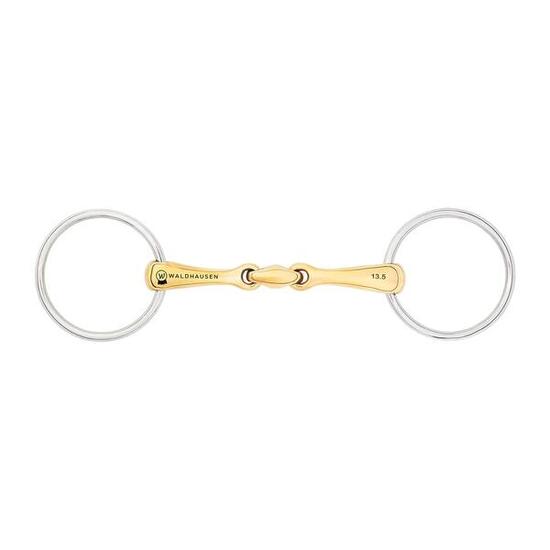 Mors double brisures pour cheval Waldhausen Cyprium 16 mm