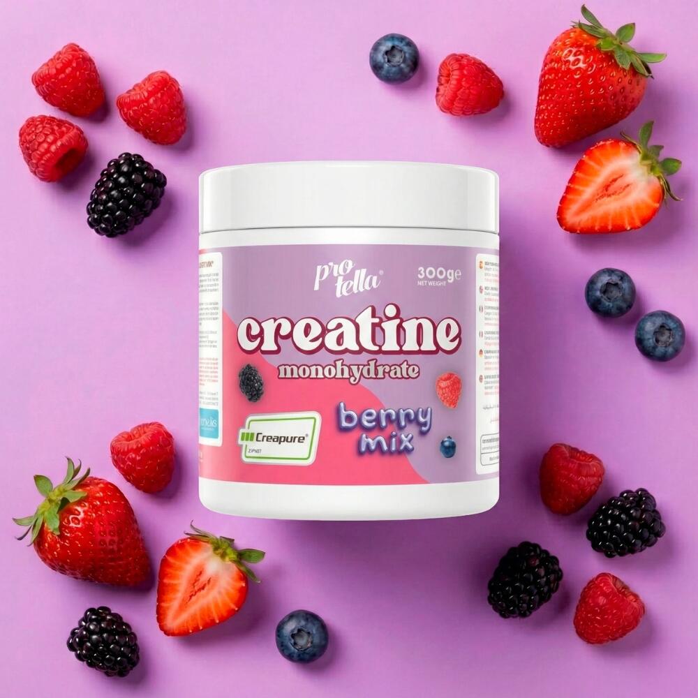 Creatina Creapure Berry Mix 300g Protella 2/5