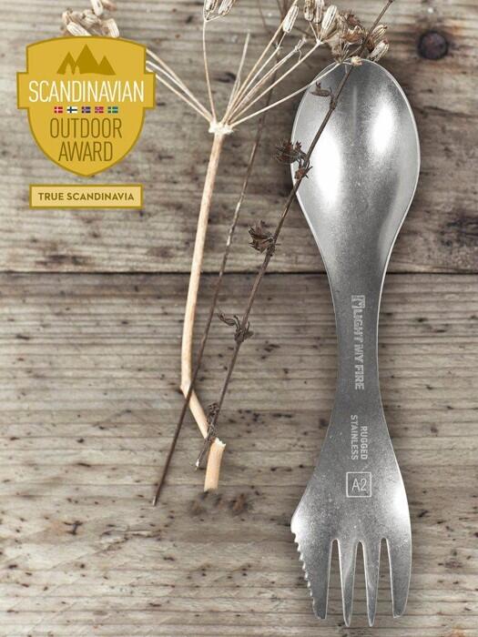Niezbędnik spork Stainless stal nierdzewna 2 sztuki 2/4