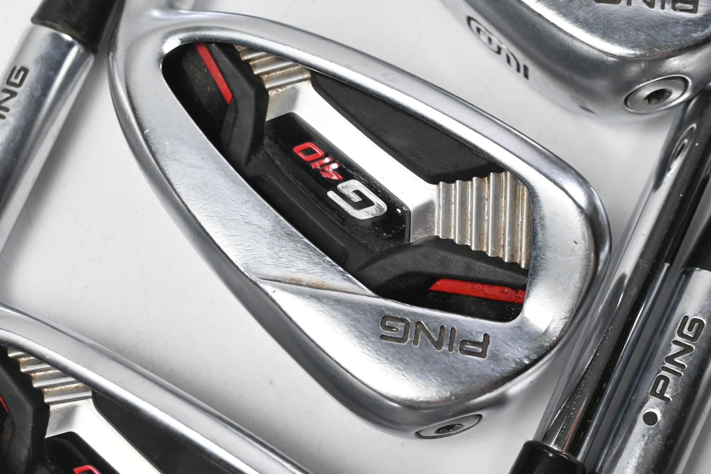 Ping G410 Irons / 7-PW+GW+SW / Black Dot / Regular+ Flex Project X