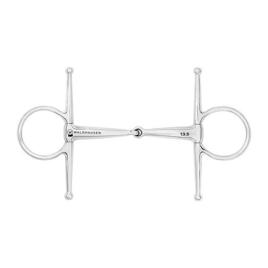Mors à aiguille pour cheval brisure simple Waldhausen 14 mm