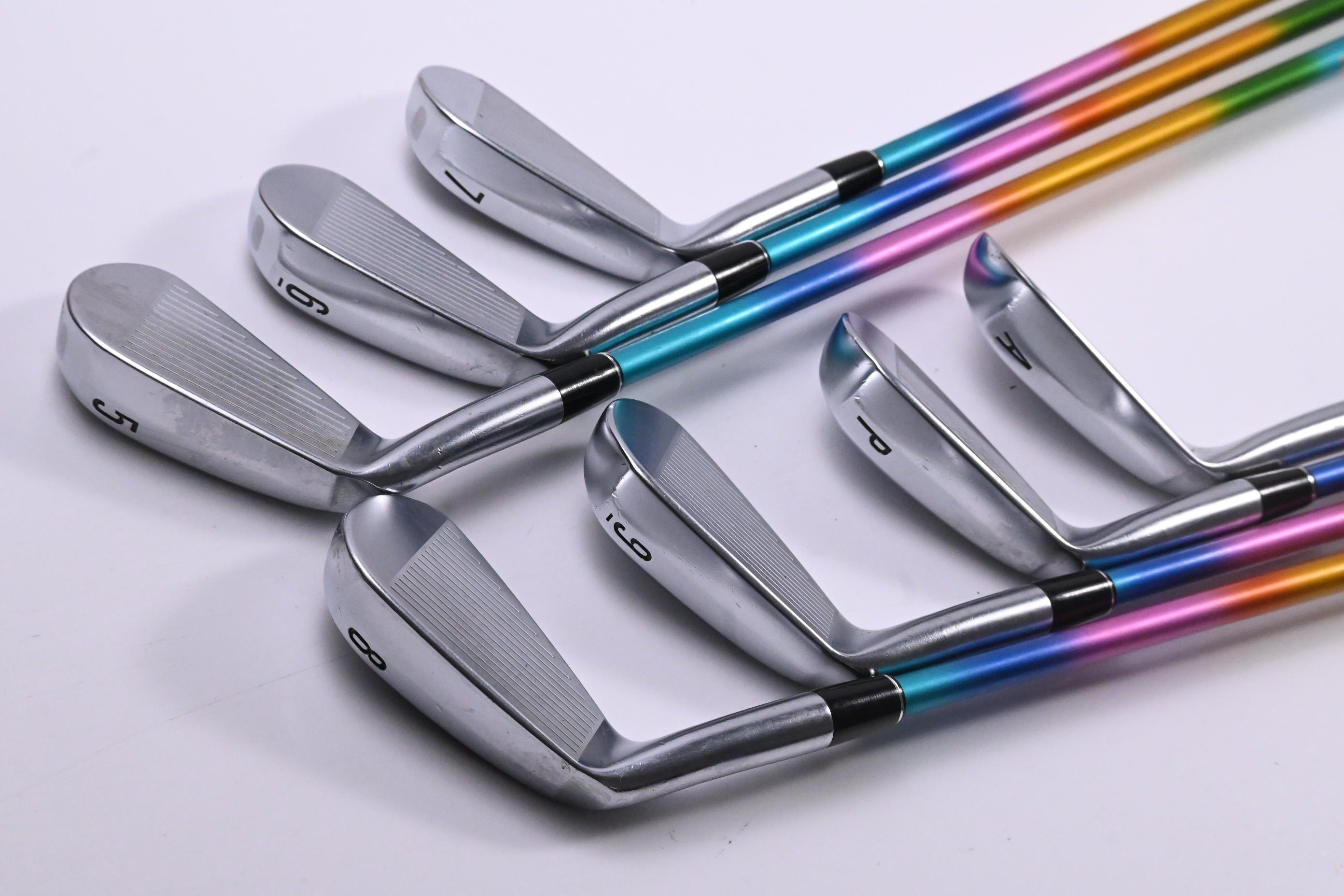 Srixon ZXi5 Irons / 5-PW+AW / Stiff Flex Autoflex 505 SF Rainbow