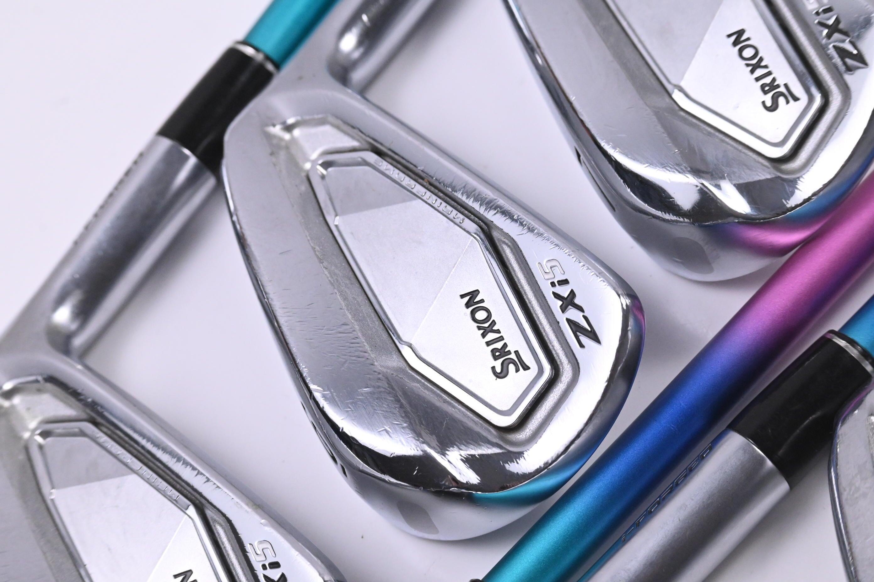 Srixon ZXi5 Irons / 5-PW+AW / Stiff Flex Autoflex 505 SF Rainbow