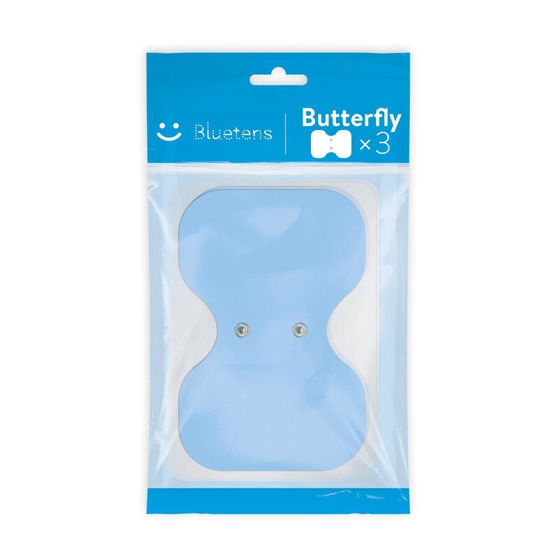 Confezione da 3 elettrodi a farfalla per la clip wireless