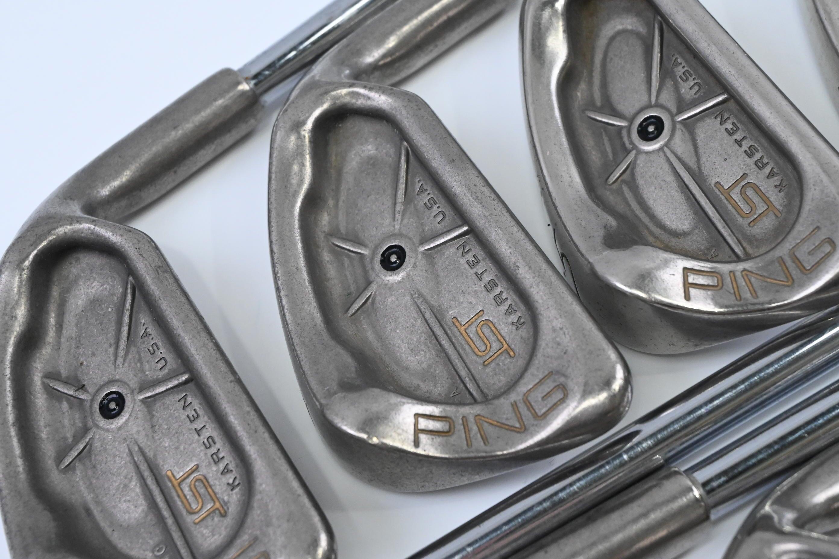 Ping ISI Nickel Irons / 3-PW+SW / Black Dot / Stiff Flex Ping JZ