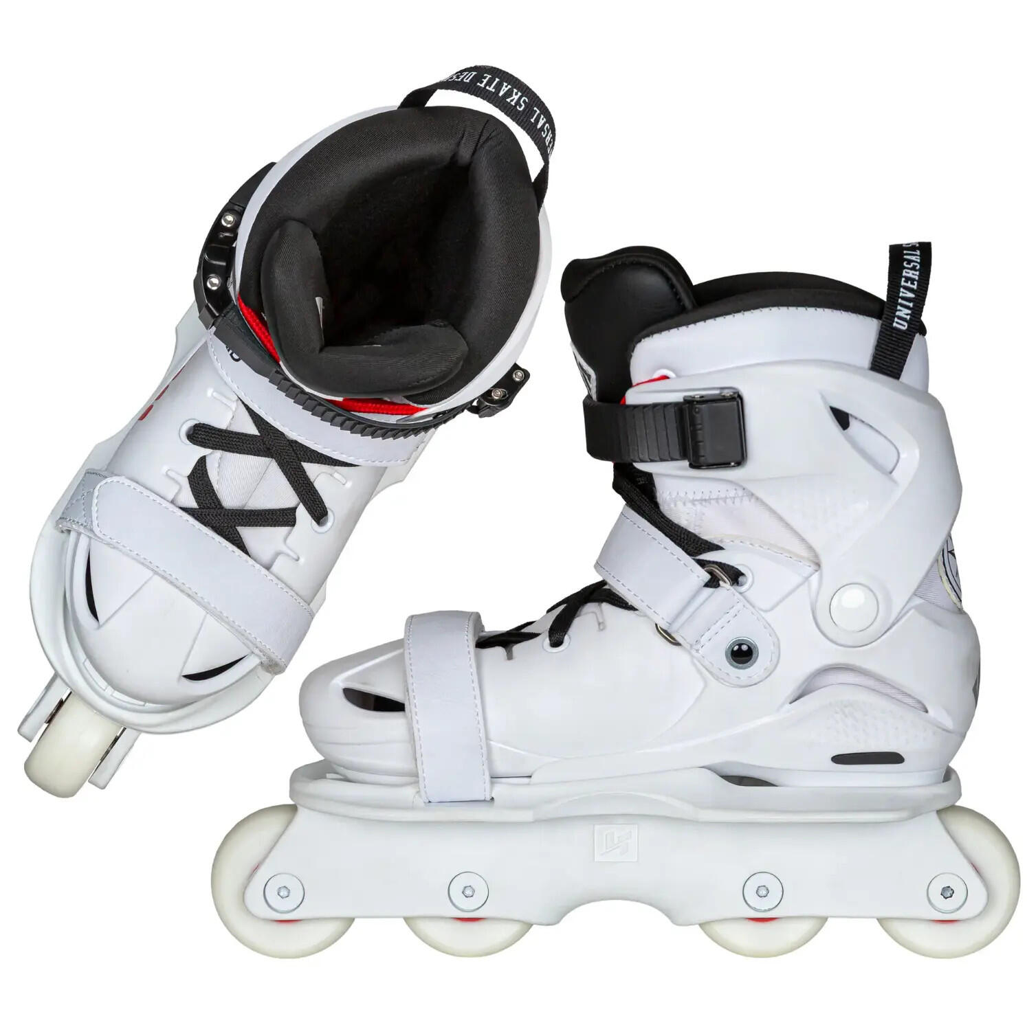 USD Roller Agressif Enfant Glitch Vikings on Skates Blanc 5/6