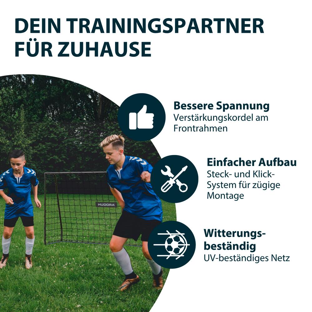 Fußball Tor Größe M - TecTo 180 4/6