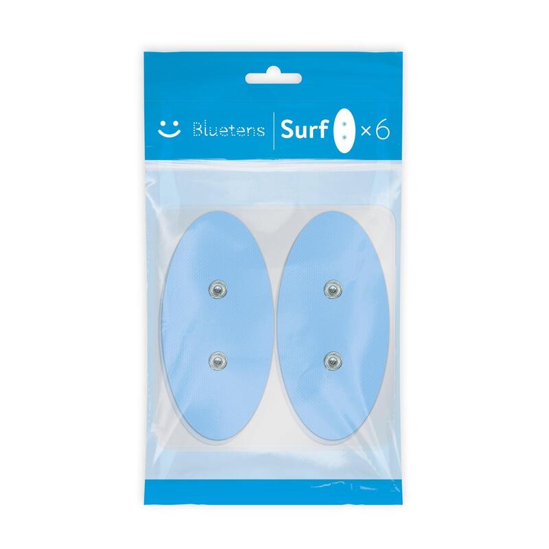 Pack van 6 electrodes surf voor de Wireless Clip