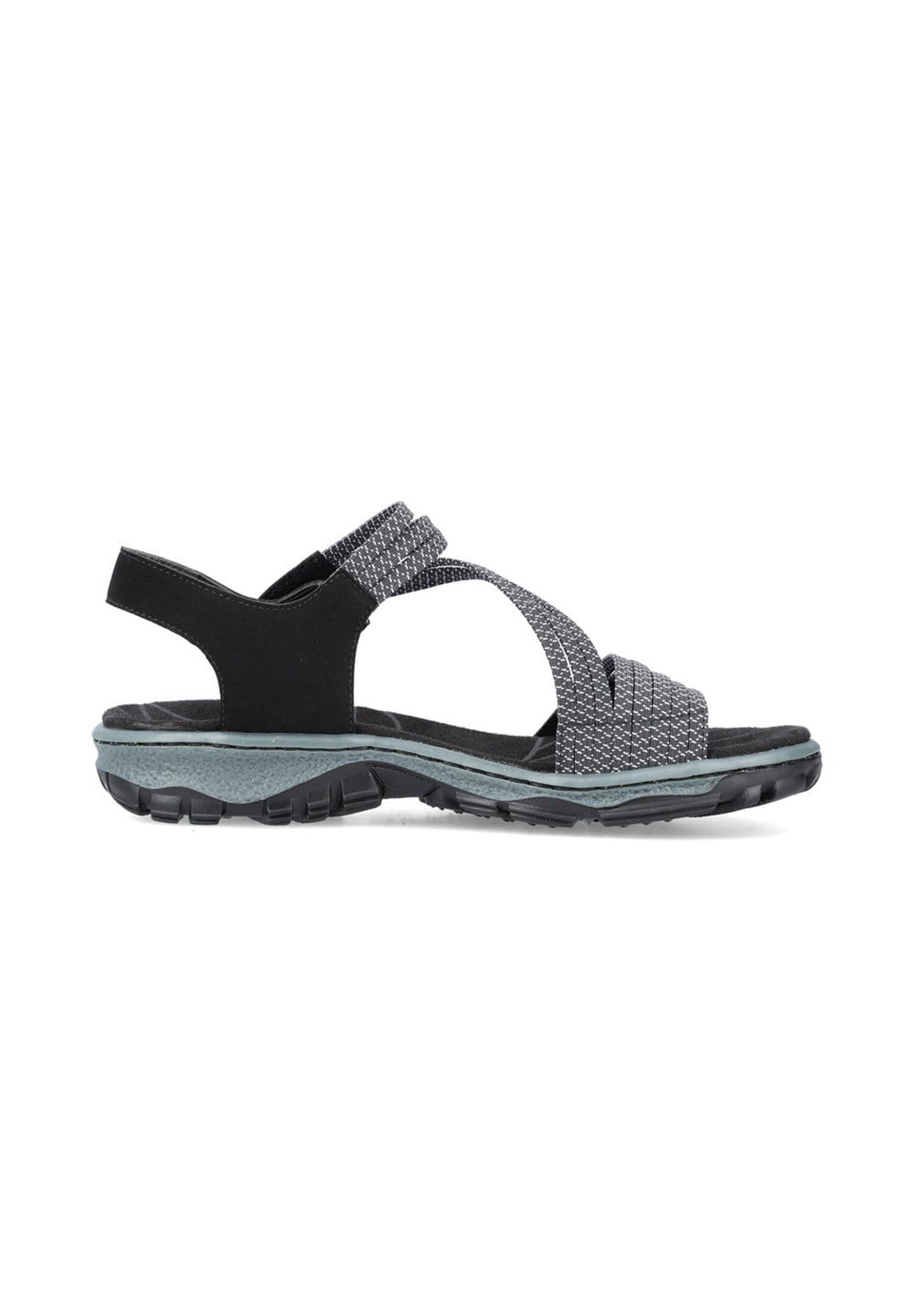 Rieker Damen Trekkingsandalen Sandalen 68871-00 Frauen Schuhe Sandale Black 4/4