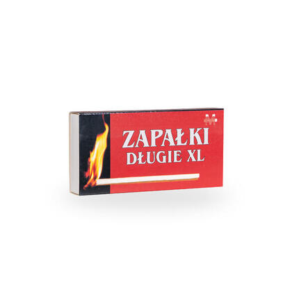 Zapałki Kominkowe Długie XL 96mm Do Grilla Kominka Ogniska 40 sztuk