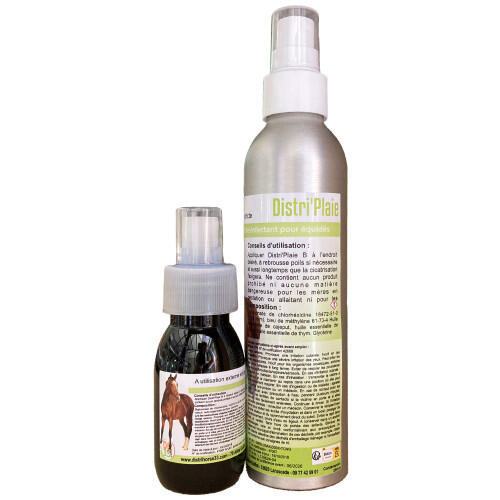 Distri'Plaie B - Désinfectant efficace pour chevaux 200 ml