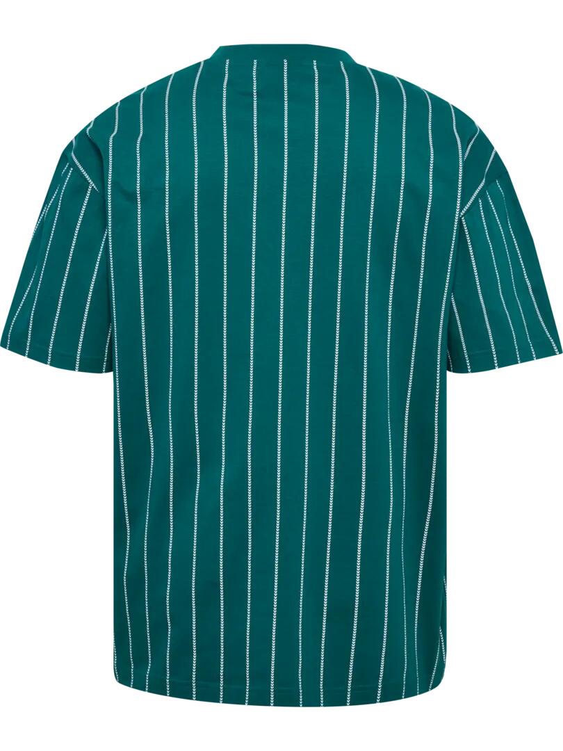 HUMMEL koszulka bawełniana męska Chevron Pinstripe 2/4