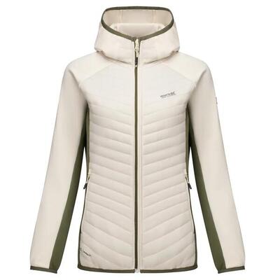 Dames andreson stretch water-repellent hybrid quilted jas
