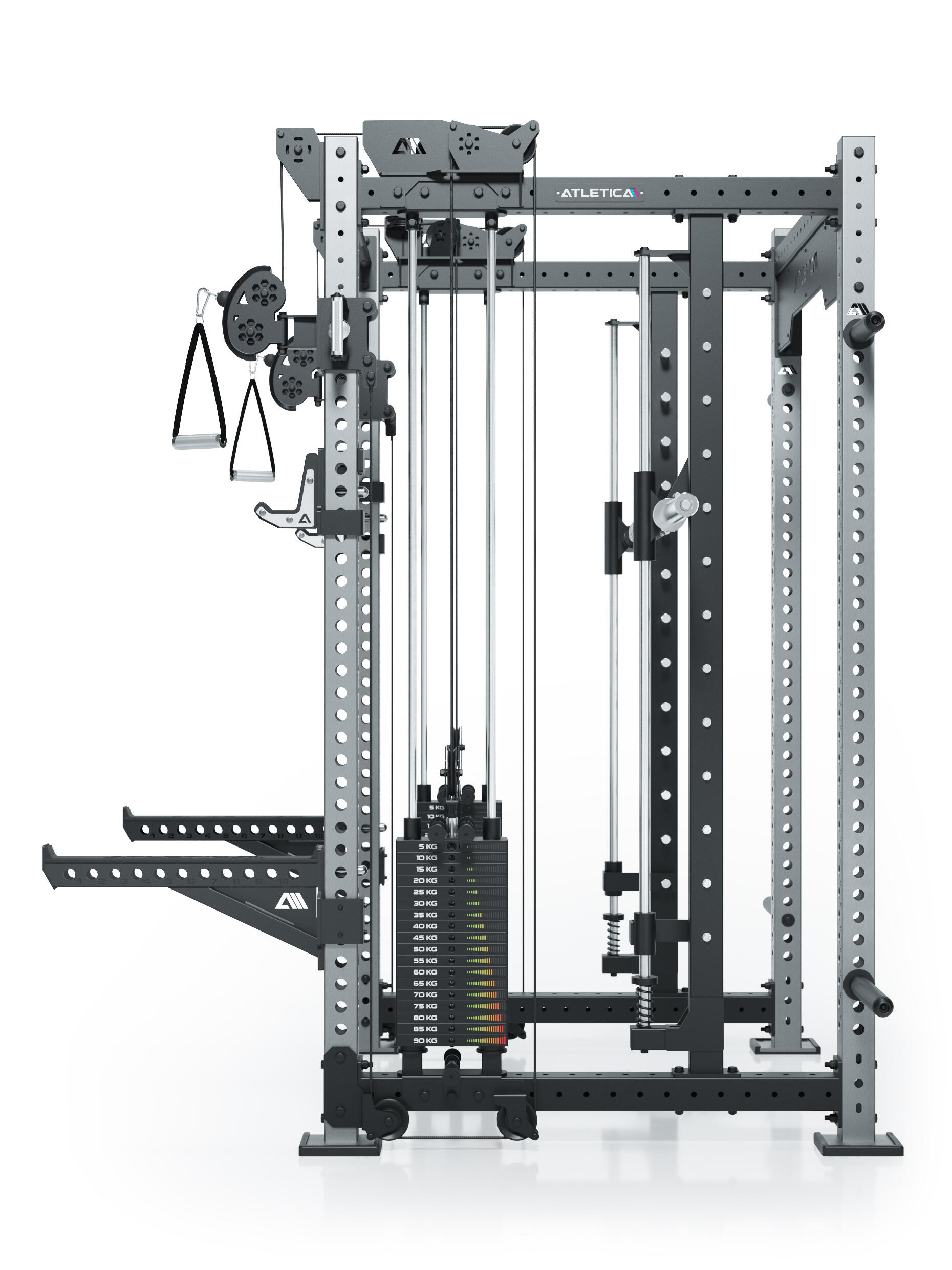 R8 Bradley Combat | 180kg Weight Stack | Edelstahl | Power Rack 3/7