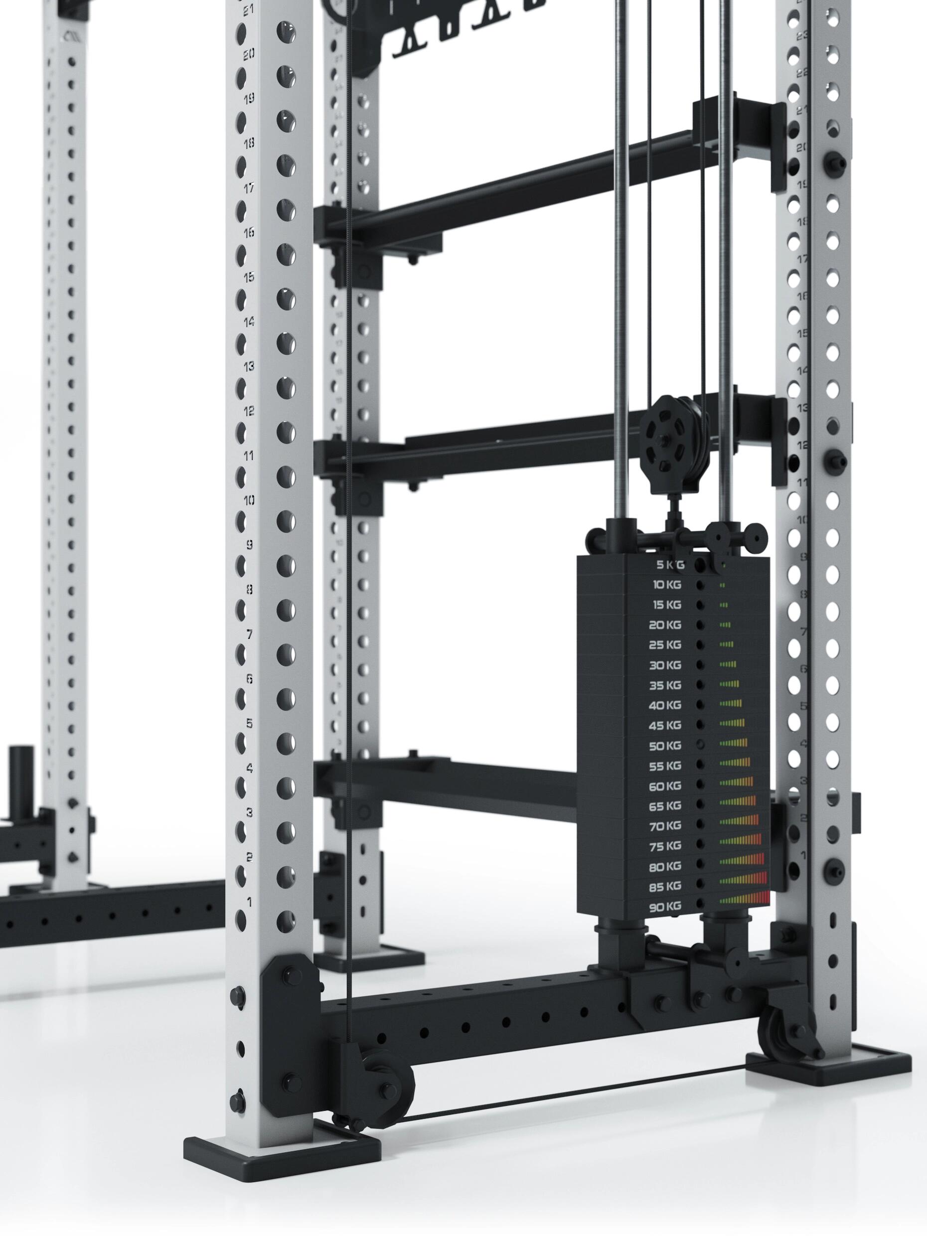 R8 Falcon R | Weiss | Power Rack 7/7