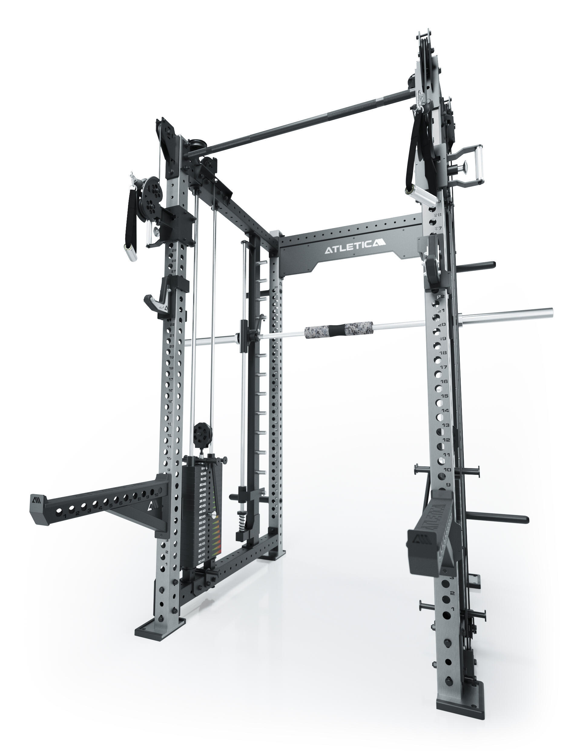 R8 Bradley Combat | 180kg Weight Stack | Edelstahl | Power Rack 6/7