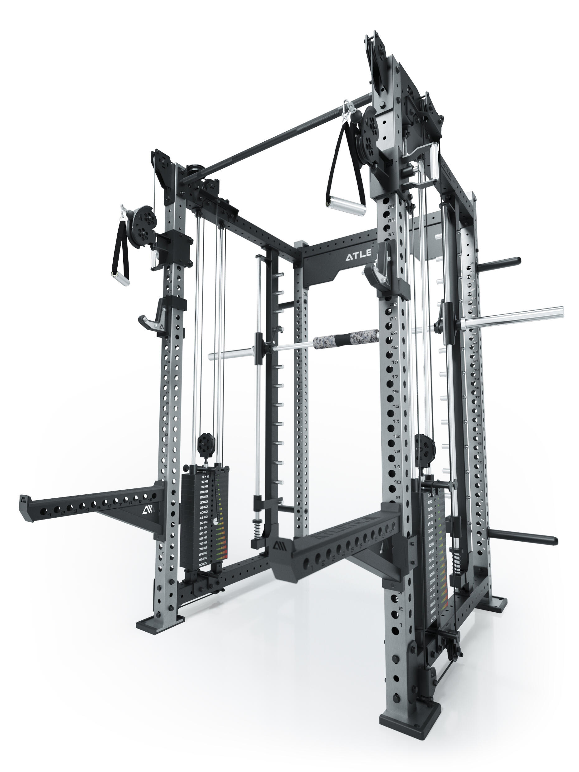 R8 Bradley Combat | 180kg Weight Stack | Edelstahl | Power Rack 5/7