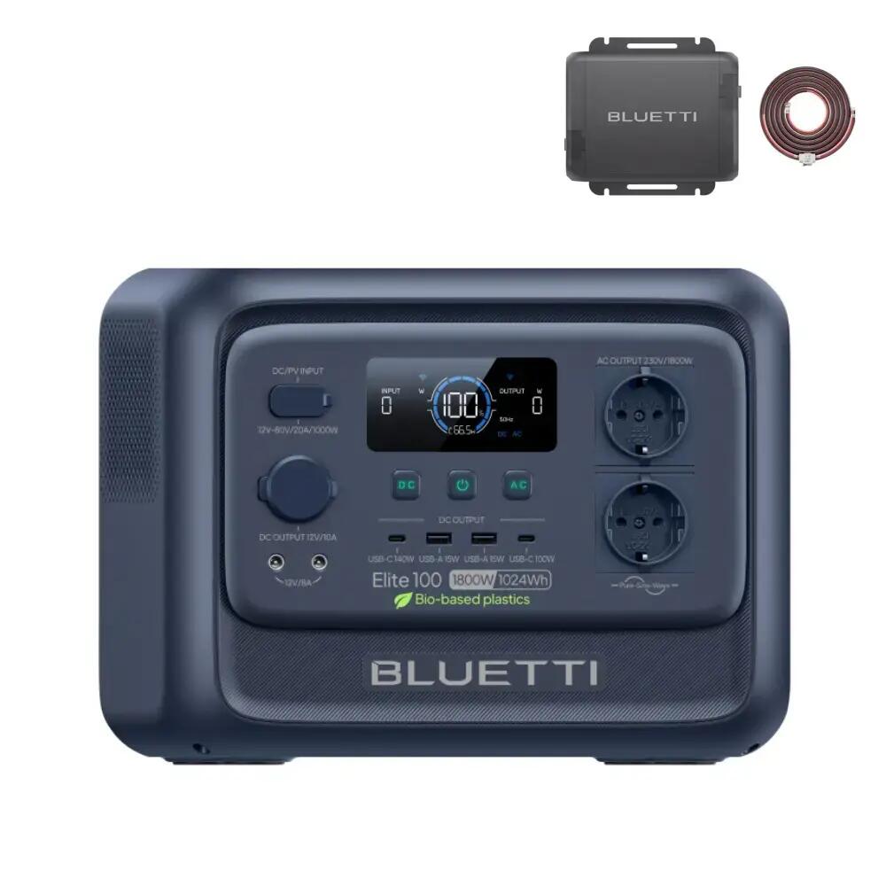 Станция Elite 100 V2+зарядно1, пълно зареждане през колата по време на пътуване
