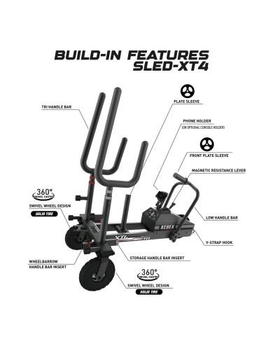 Sanki treningowe Xebex XT4 Sled XBX-602 6/6