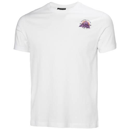 Tricou universal 54599002 cu mânecă scurtă alb bărbătesc