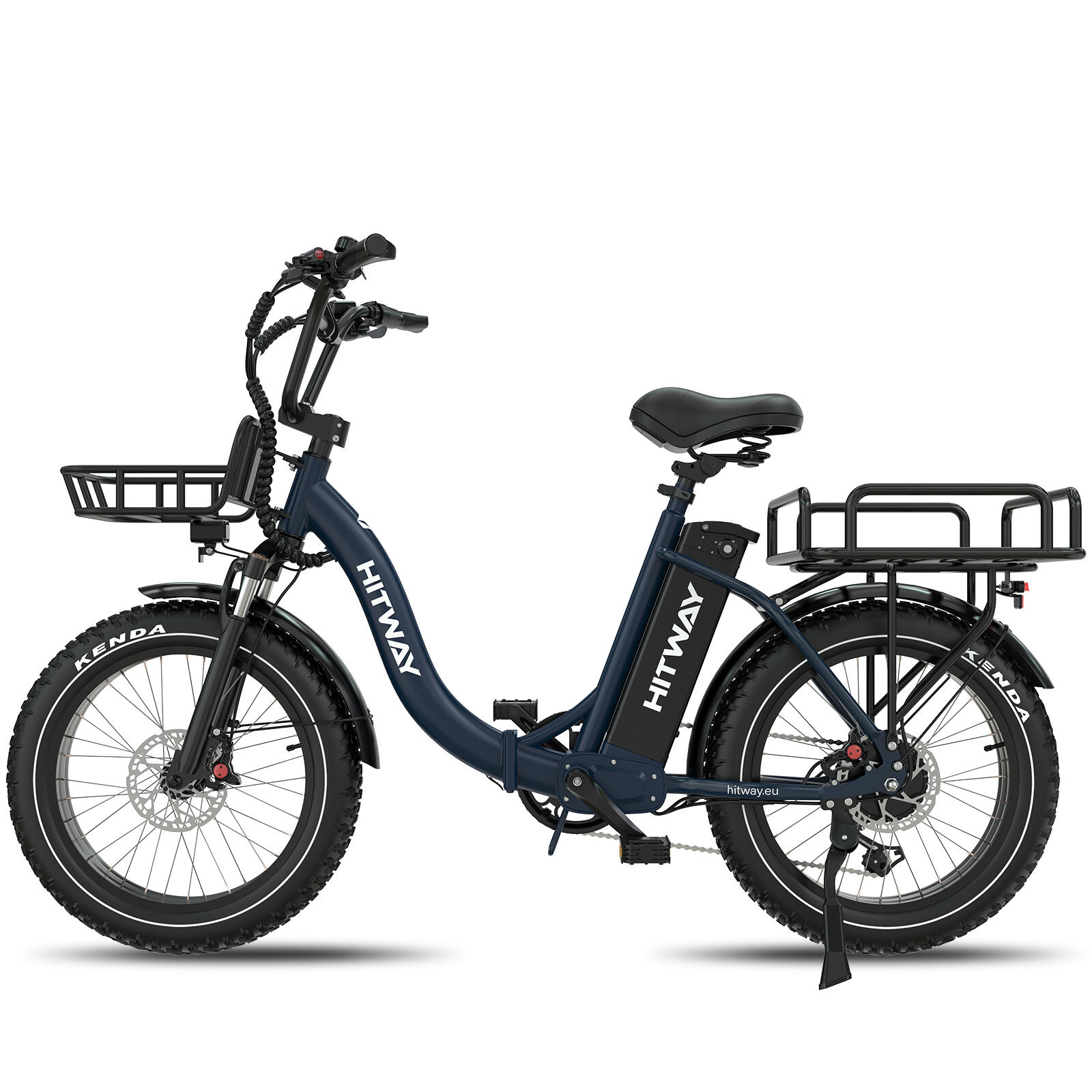 Bicicleta eléctrica cargo plegable 20*4,0", fat tyre, 1296Wh, BK6S PLUS 3/7
