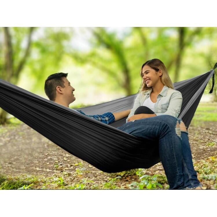 Tropical Hamac - Amaca Outdoor Flex XL Nero e Grigio 300x200cm 2/5