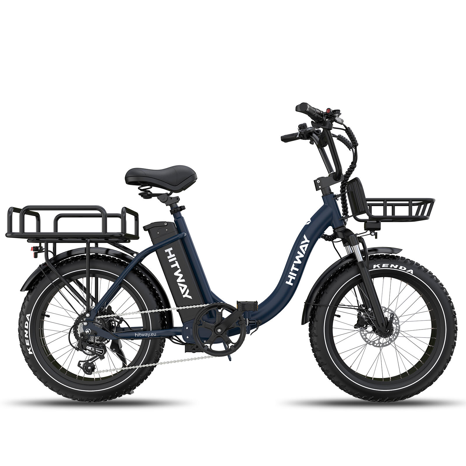Bicicleta eléctrica cargo plegable 20*4,0", fat tyre, 1296Wh, BK6S PLUS 2/7