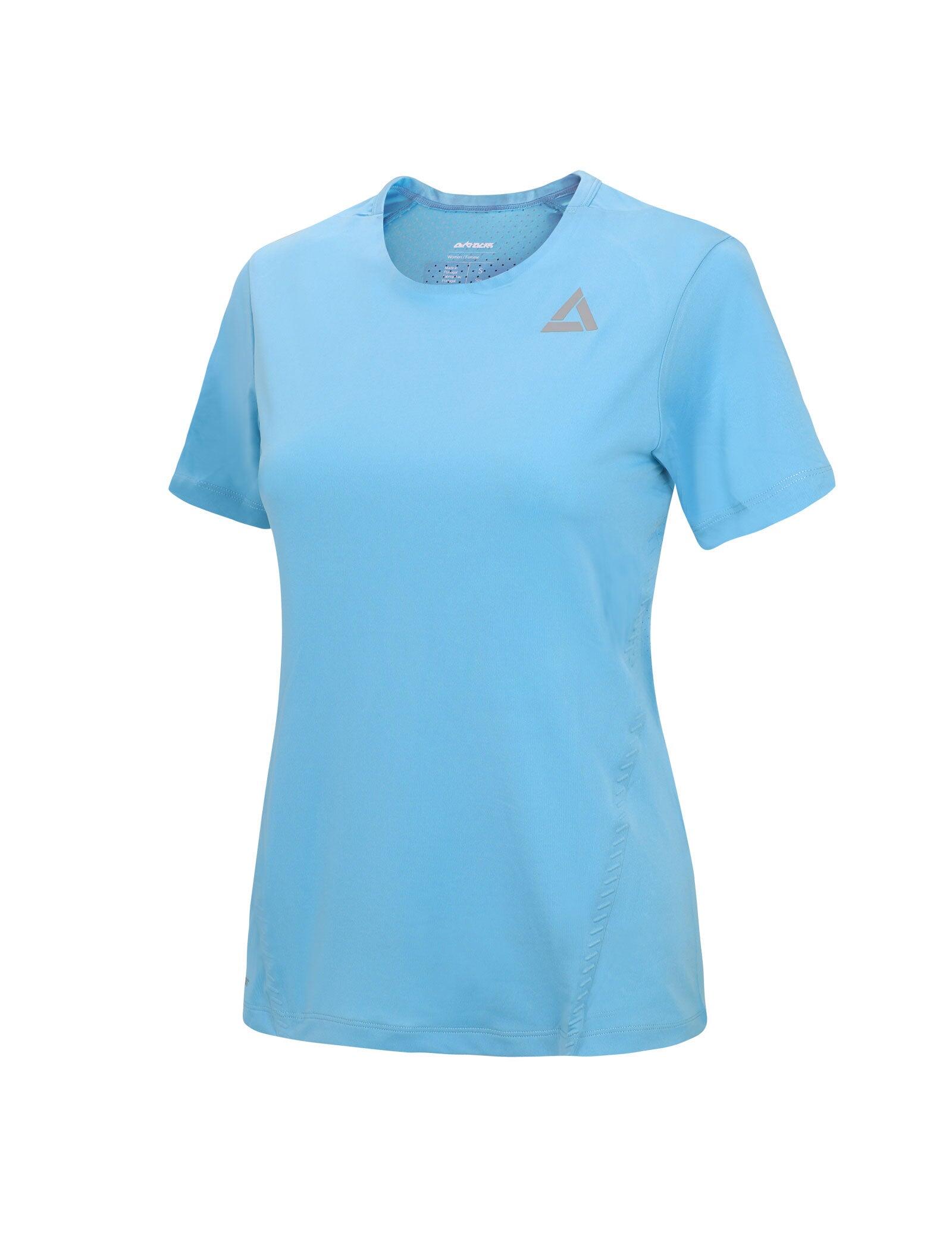Damen Funktions Laufshirt Kurzarm Pro Line Celeste 4/4