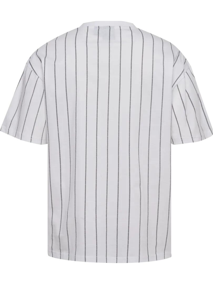 HUMMEL koszulka bawełniana męska Chevron Pinstripe 3/4