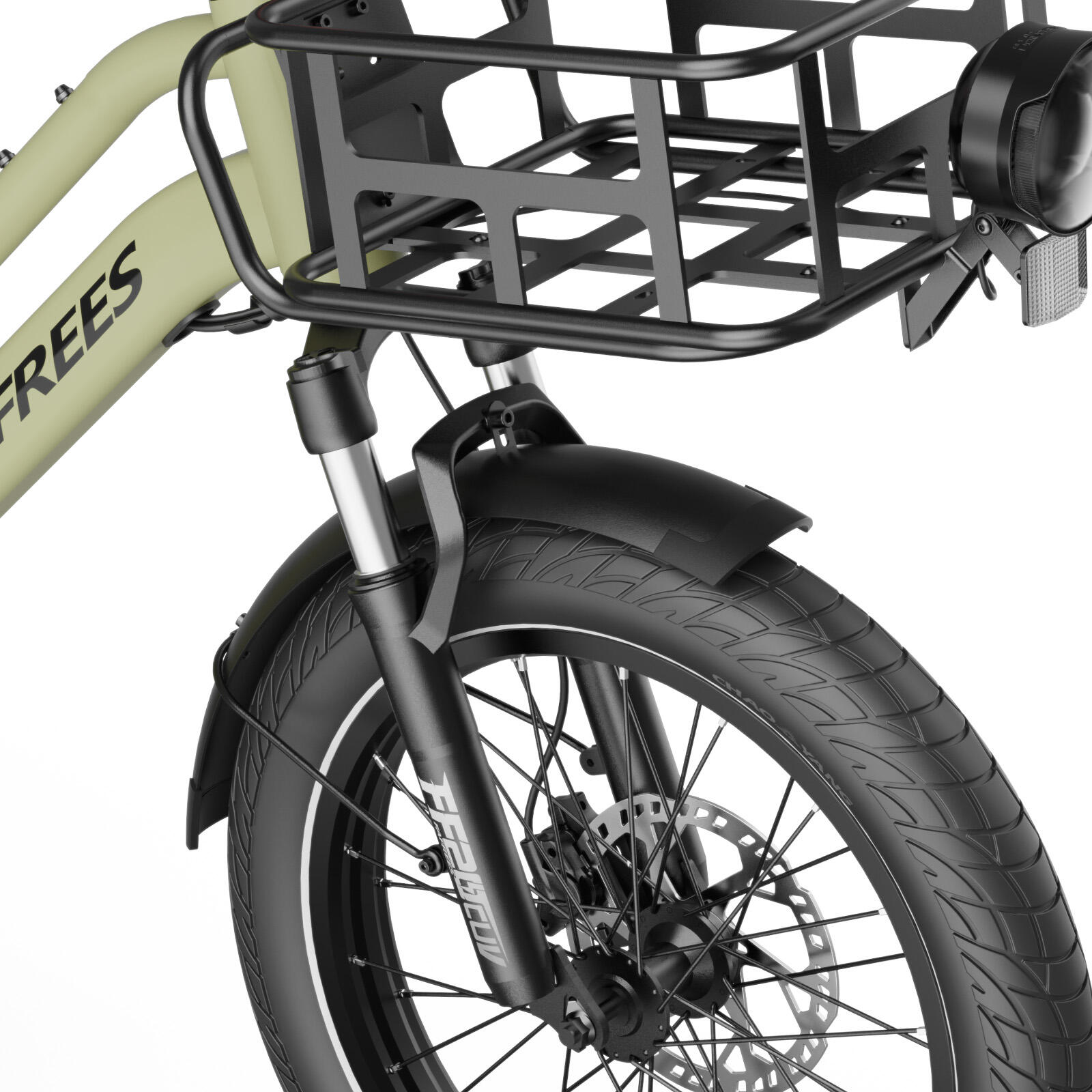 FAFREES FF20 CUV Elektro-Lastenrad, 15-Ah-Doppelakku 7/7