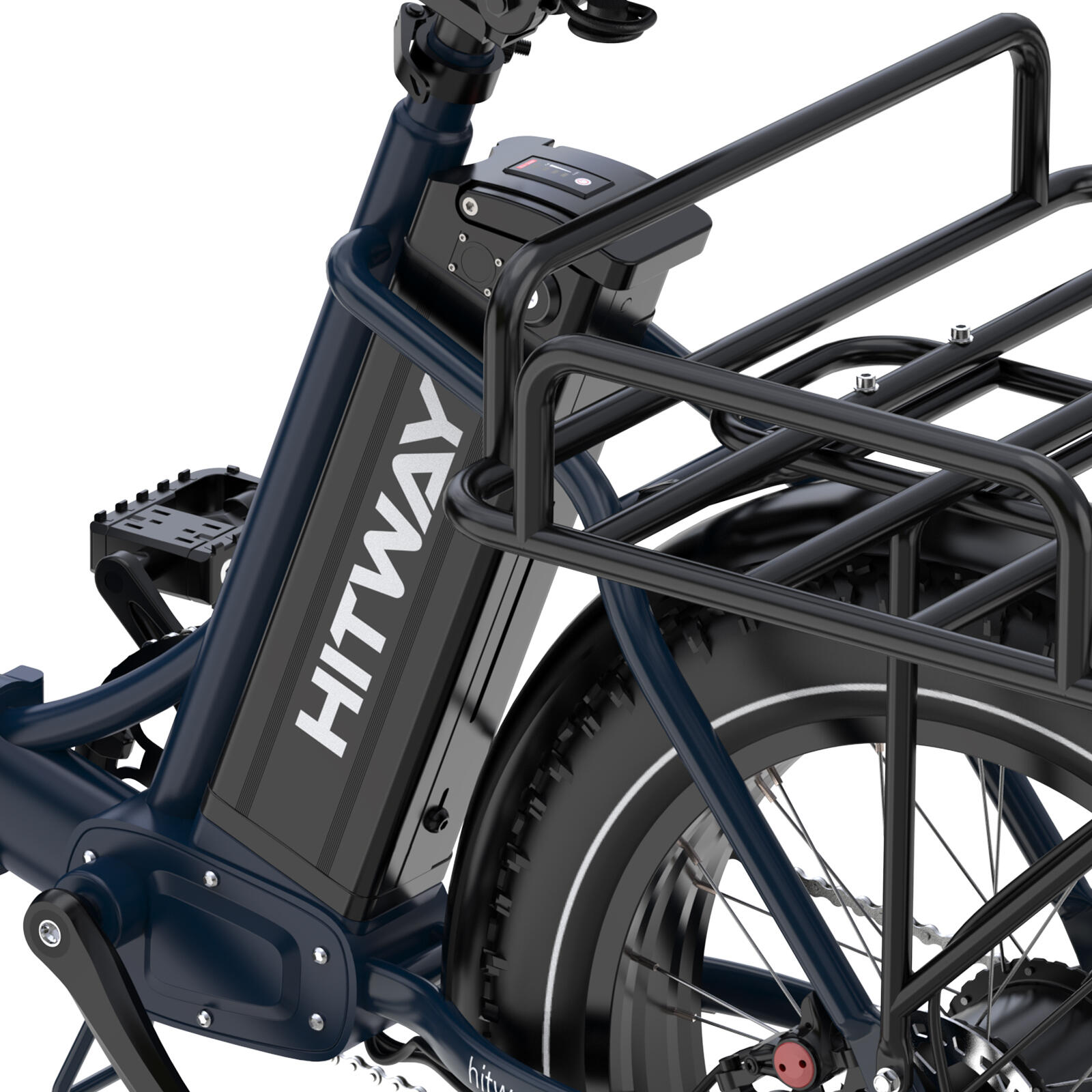 Bicicleta eléctrica cargo plegable 20*4,0", fat tyre, 1296Wh, BK6S PLUS 5/7