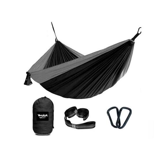 Tropical Hamac - Hamac Outdoor Flex XL Noir et gris 300x200cm