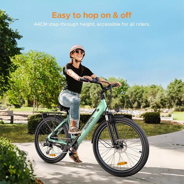 Bicicletă electrică HILLMILES MileCity1 26", motor 250W, baterie 36V 13Ah