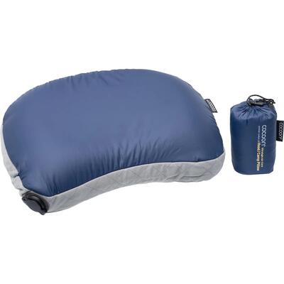 Poduszka turystyczna cocoon air-core hood/camp pillow - dark indigo/grey