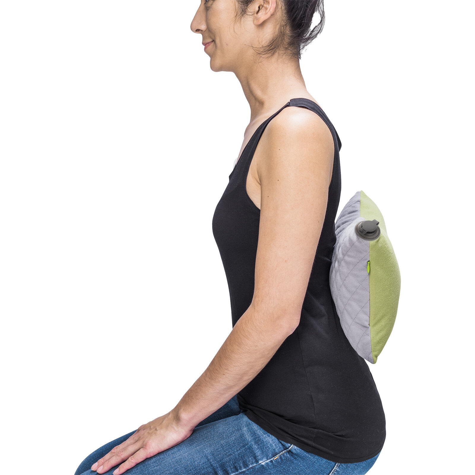 Poduszka turystyczna Cocoon Lumbar Support Pillow - light blue/grey 4/5