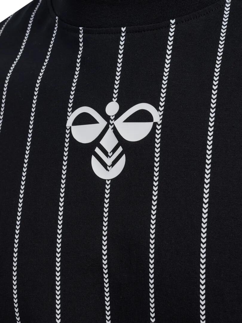 HUMMEL koszulka bawełniana męska Chevron Pinstripe 3/4