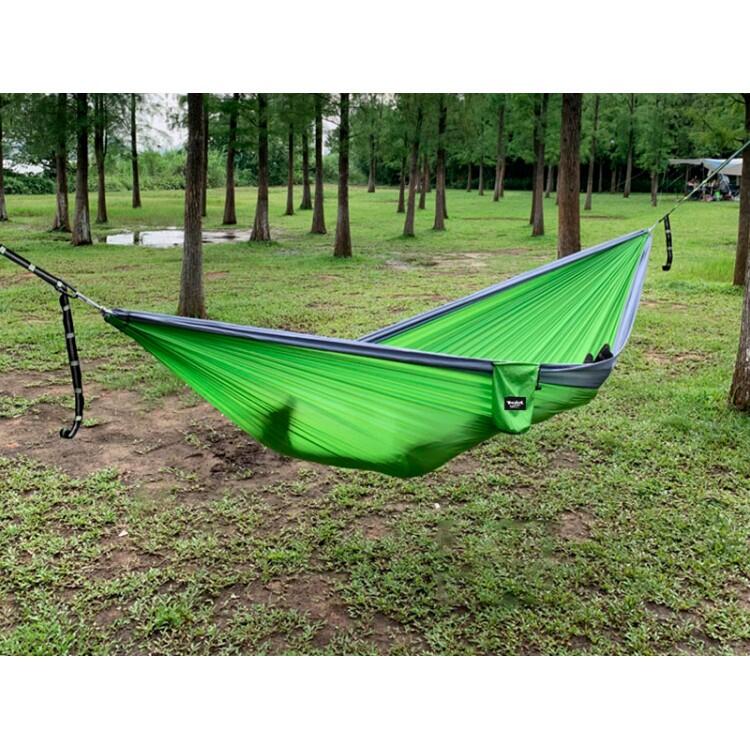 Tropical Hamac - Outdoor Flex XL Hangmat Groen en Grijs 300x200cm 4/5